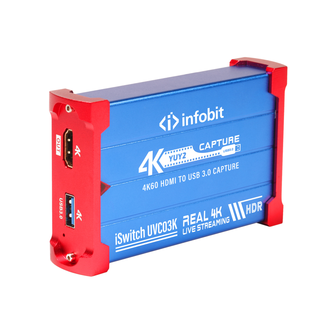 Устройство видеозахвата Infobit iSwitch UVC03K 4K60 HDMI to USB 3.0 Capture, 4K30 USB recording